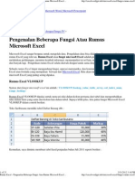 Rumus Excel - Pen Gen Alan Beberapa Fungsi Atau Rumus Microsoft Excel - Kumpulan Tips Microsoft Excel, Microsoft Word, Microsoft