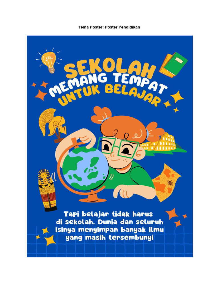 Poster Pendidikan. ?? | PDF