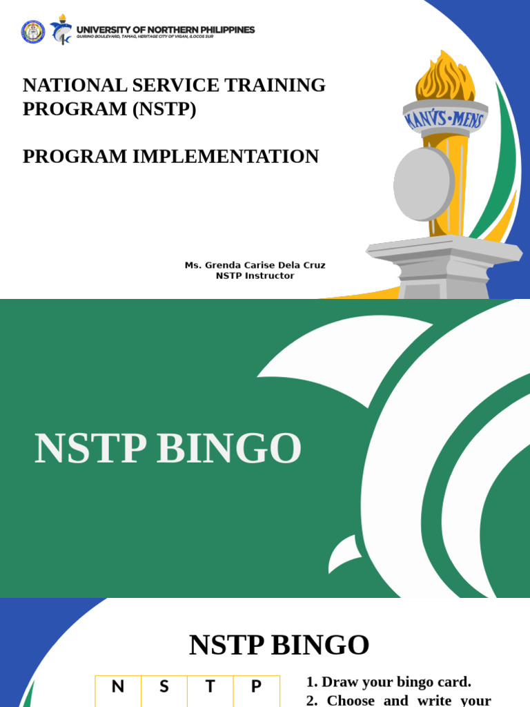 NSTP Program Overview and Activities | PDF | Reserve Officers' Training ...