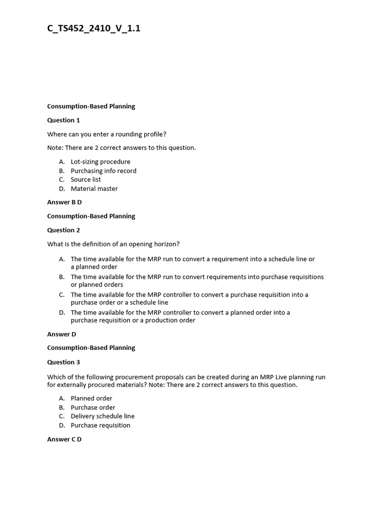 Key Concepts in Consumption Planning | PDF | Invoice | Valuation (Finance)