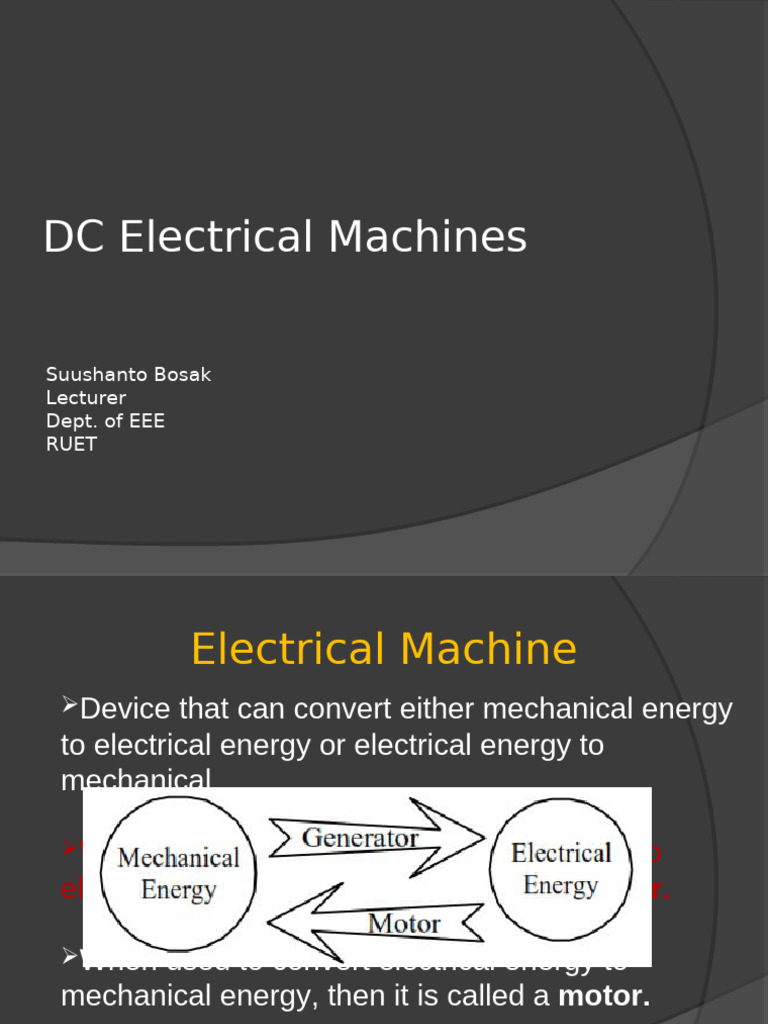 DC Machine GCE | PDF | Electric Motor | Electric Generator