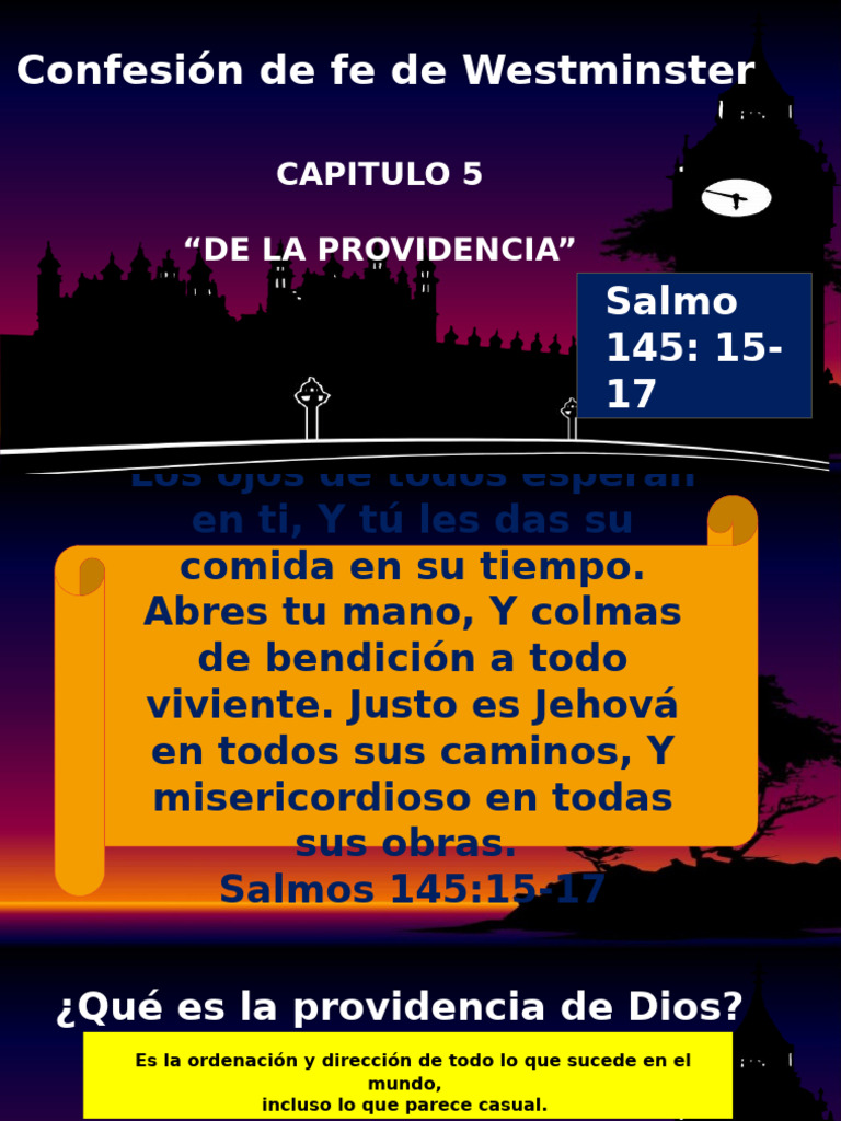 Providencia de Dios en la Fe Cristiana | PDF | Dios | Teología