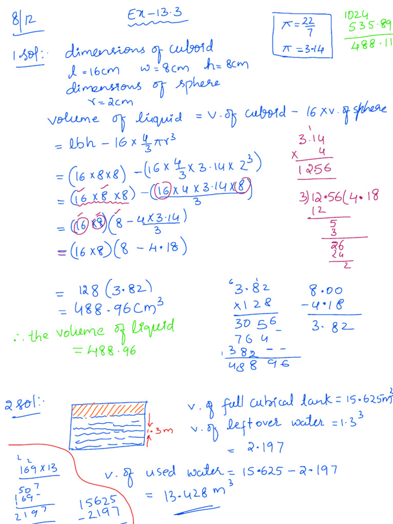 Geometry Problems on Cylinders and Cones | PDF
