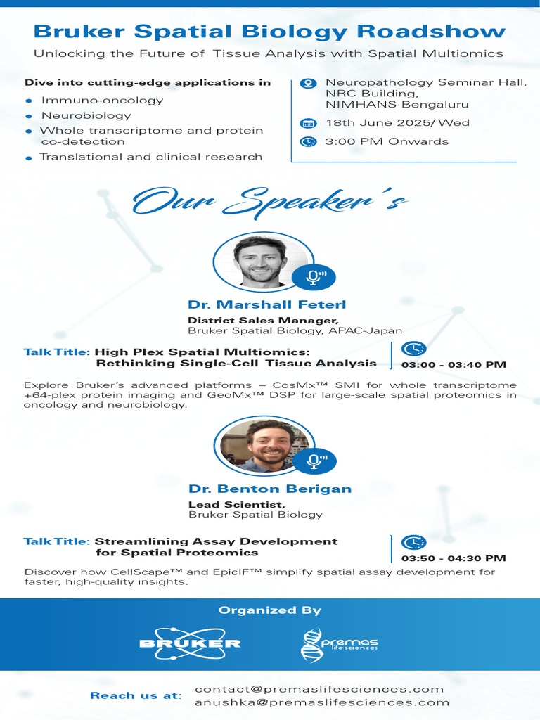 Bruker Spatial Biology Roadshow | PDF