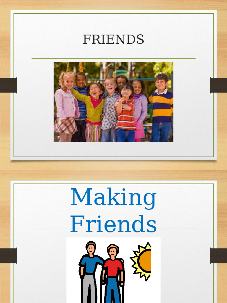 How to Make Friends at School | PDF