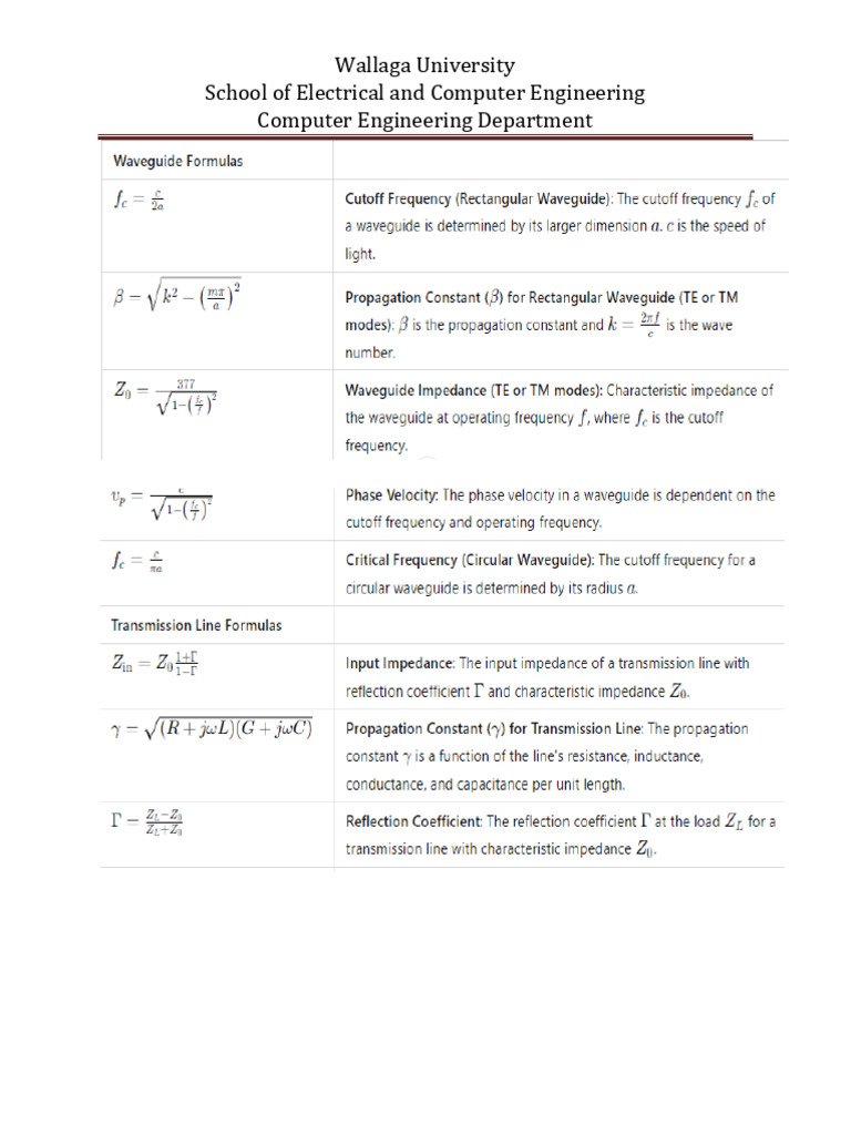 Wallaga University Computer Engineering | PDF