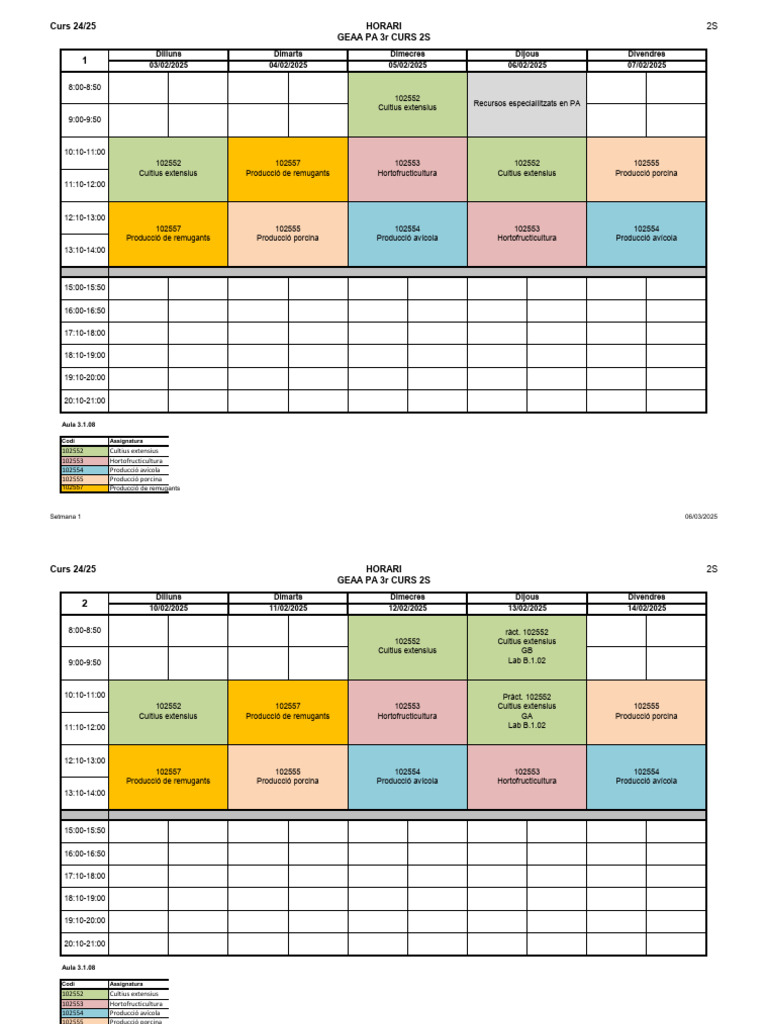 GEAA PA 3r CURS 2S | PDF