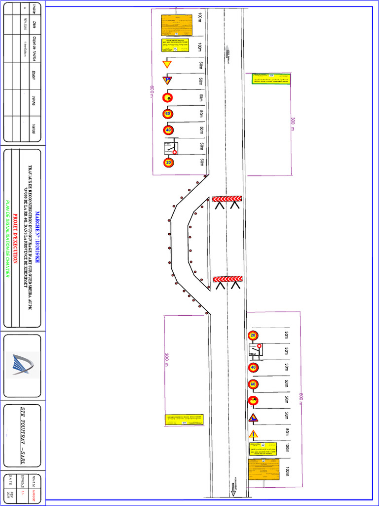 Plan de Signalisation Chantier Khemisset | PDF