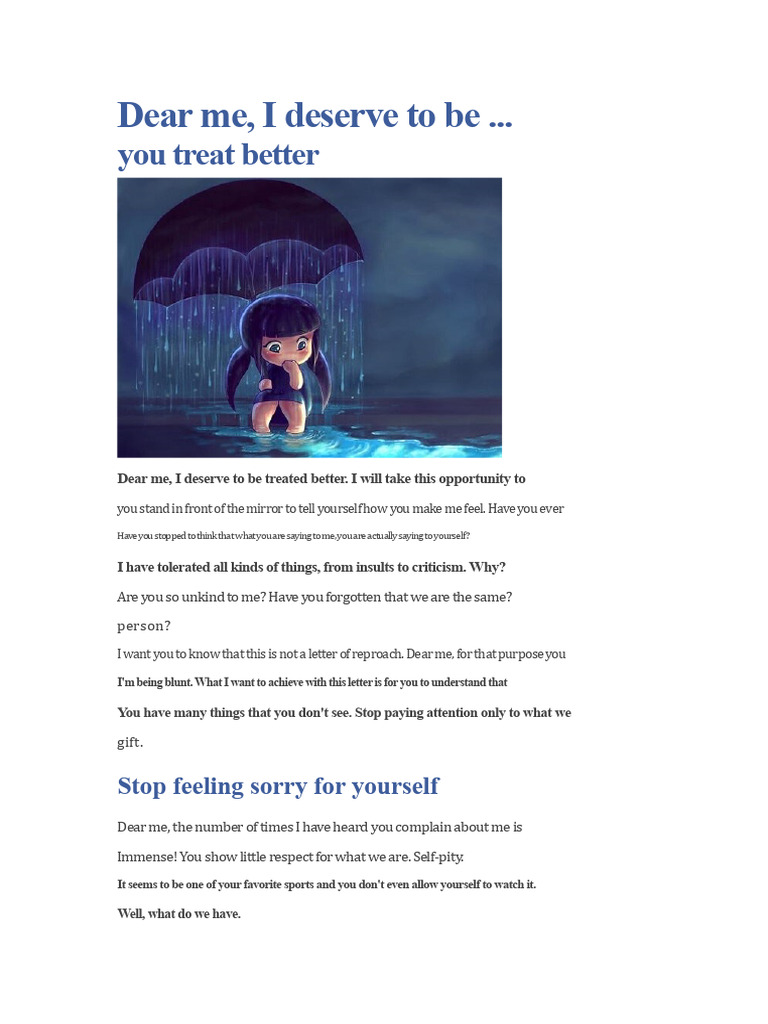 Dear Me | PDF