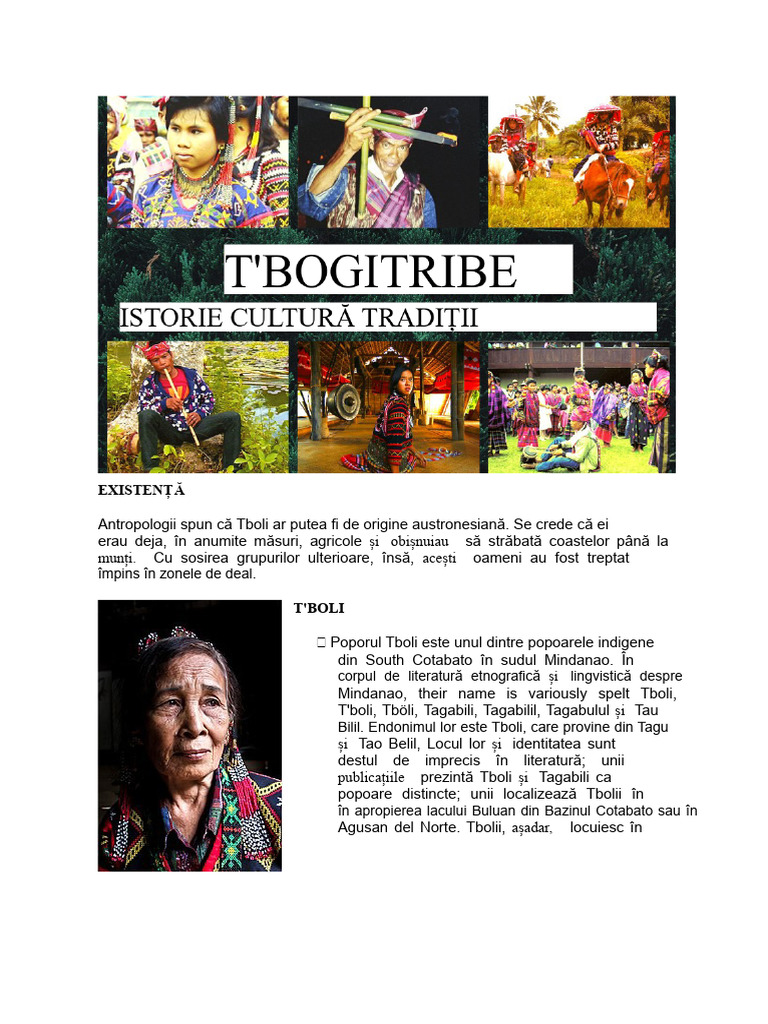 Tribu Tboli | PDF