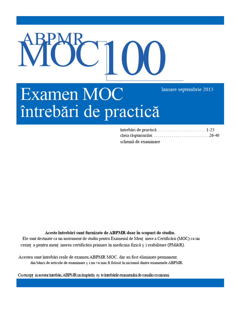 Abpmr Moc100 | PDF