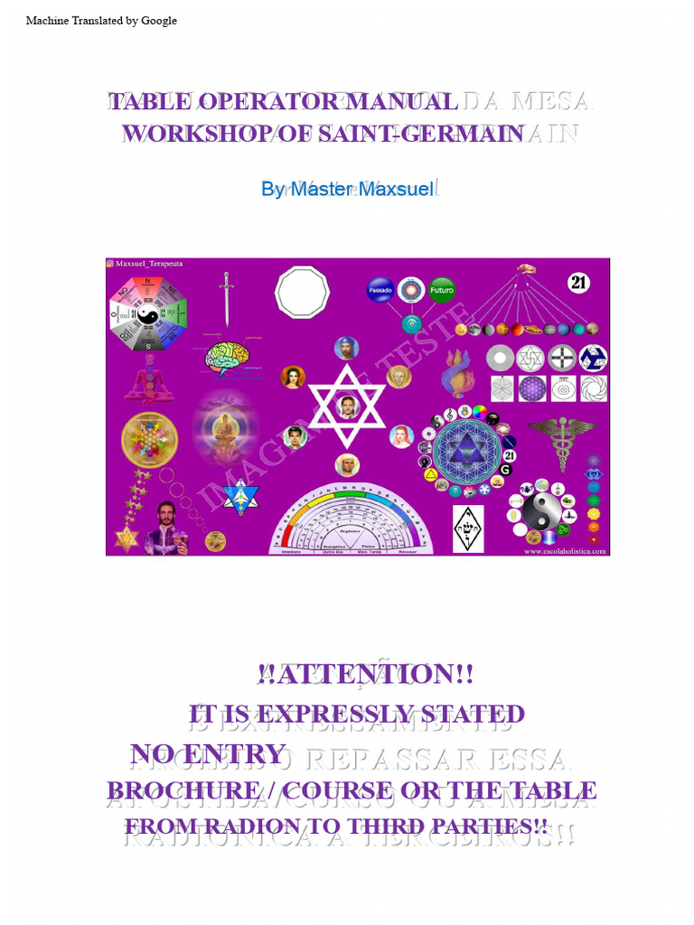 Radionic Table Operator Manual | PDF | Planets In Astrology | Planets