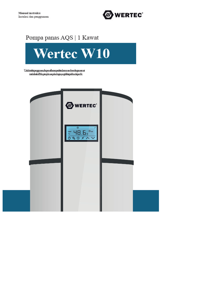 Manual Wertec W10 1S BC AQS | PDF