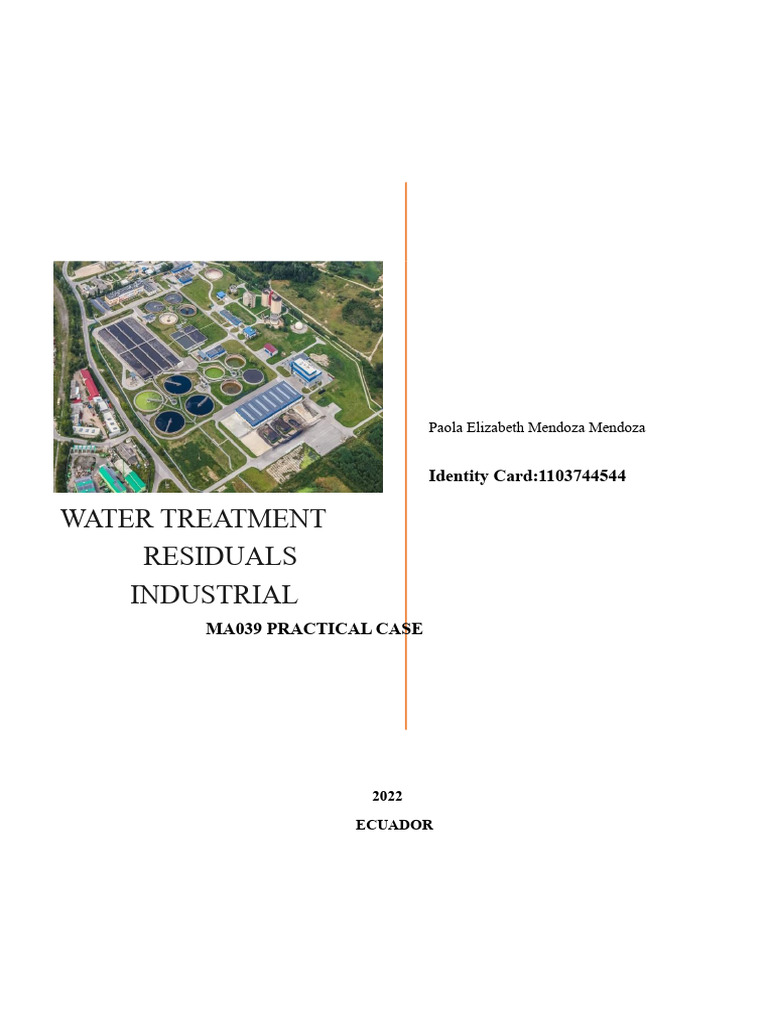 Industrial Water Treatment Cases 2022 | PDF | Sewage Treatment ...