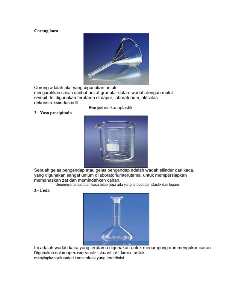 Alat Laboratorium | PDF