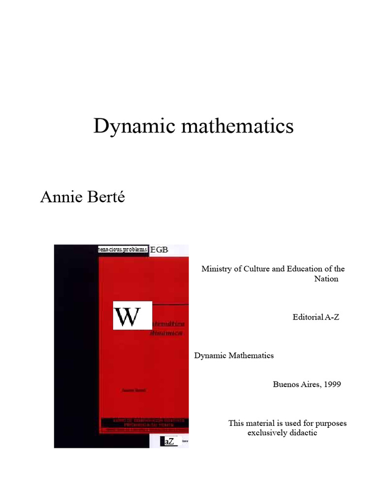 Dynamic Mathematics Teaching Strategies | PDF | Area | Triangle
