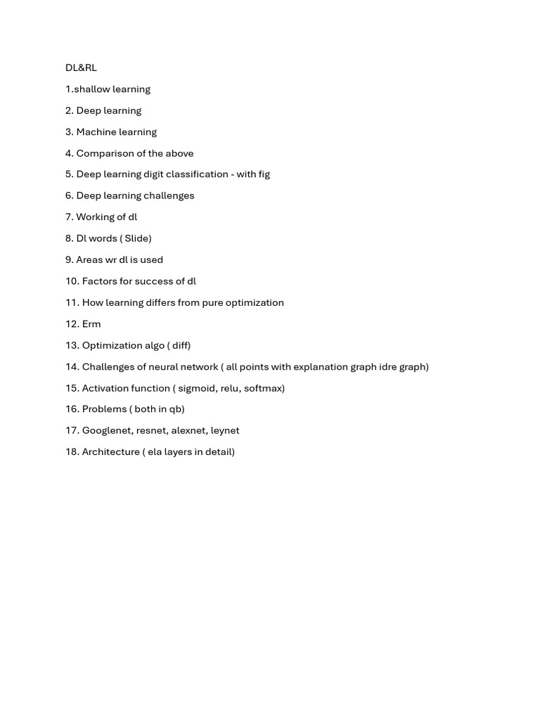 Deep Learning Overview and Challenges | PDF