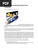 Download Cara Memperbaiki Flash Disk Write Protected by Helio de Deus SN92202628 doc pdf
