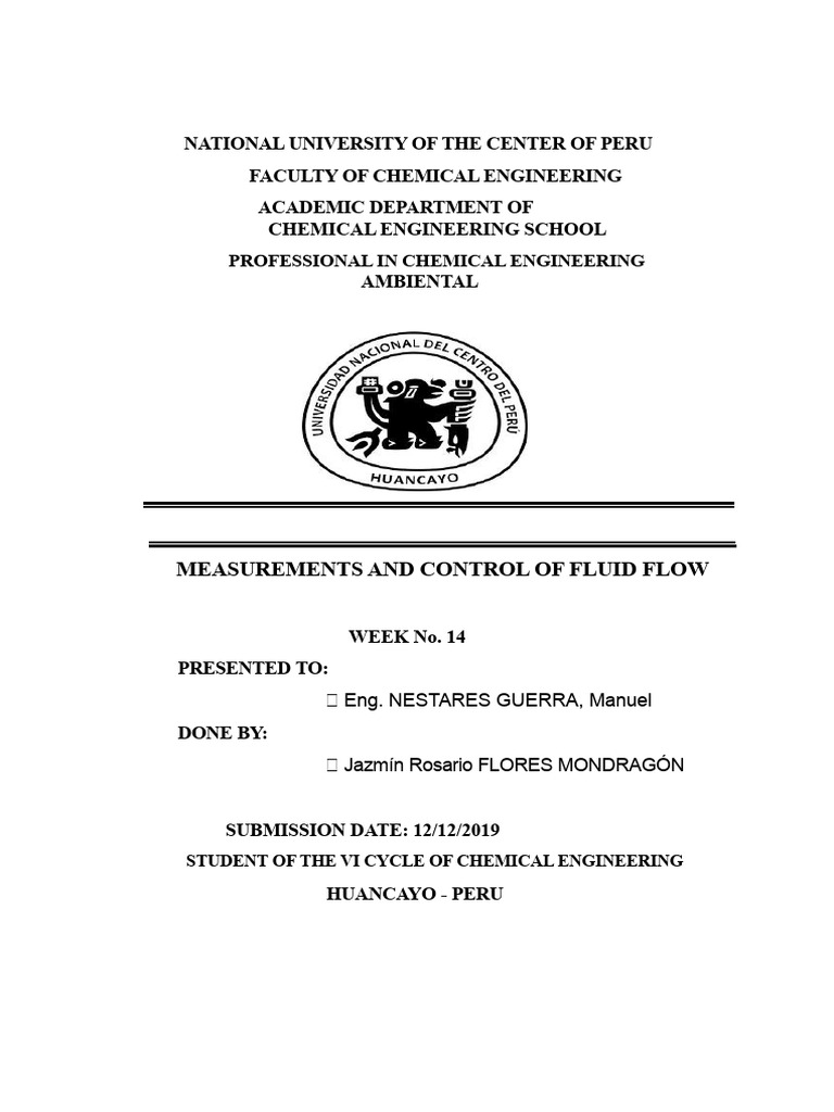 Fluid Flow Measurement Techniques | PDF | Flow Measurement | Fluid Dynamics