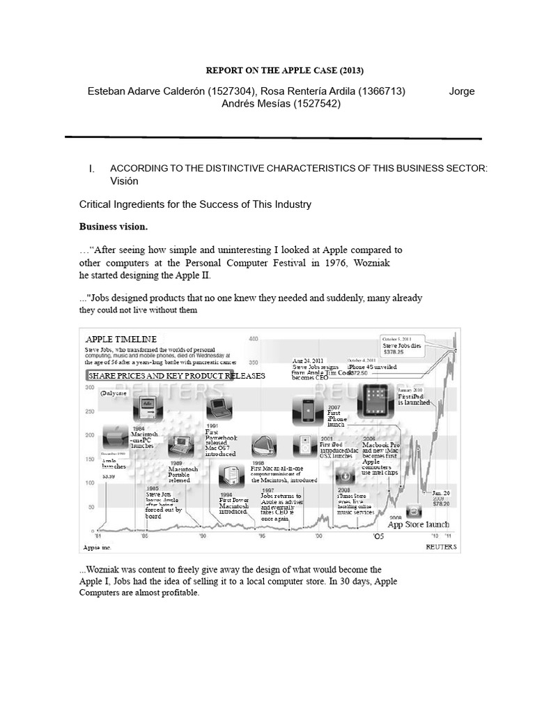 Apple Case Study: Success Strategies | PDF | Apple Inc. | I Pod