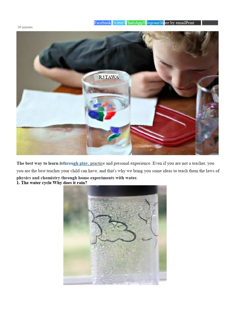 Experiences About The Hydrosphere | PDF | Water | Water Cycle