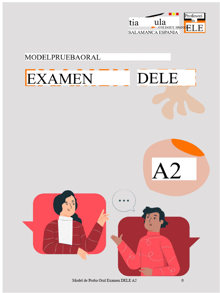 Dele A2 Oral Model | PDF