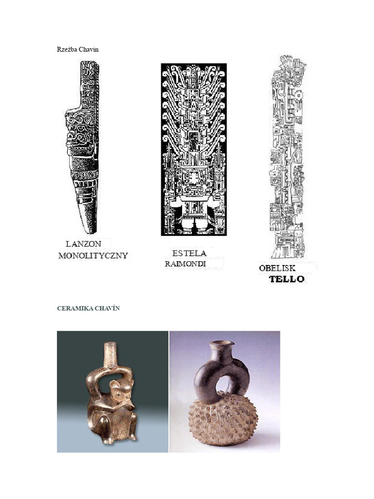 Rzeźba Chavin | PDF