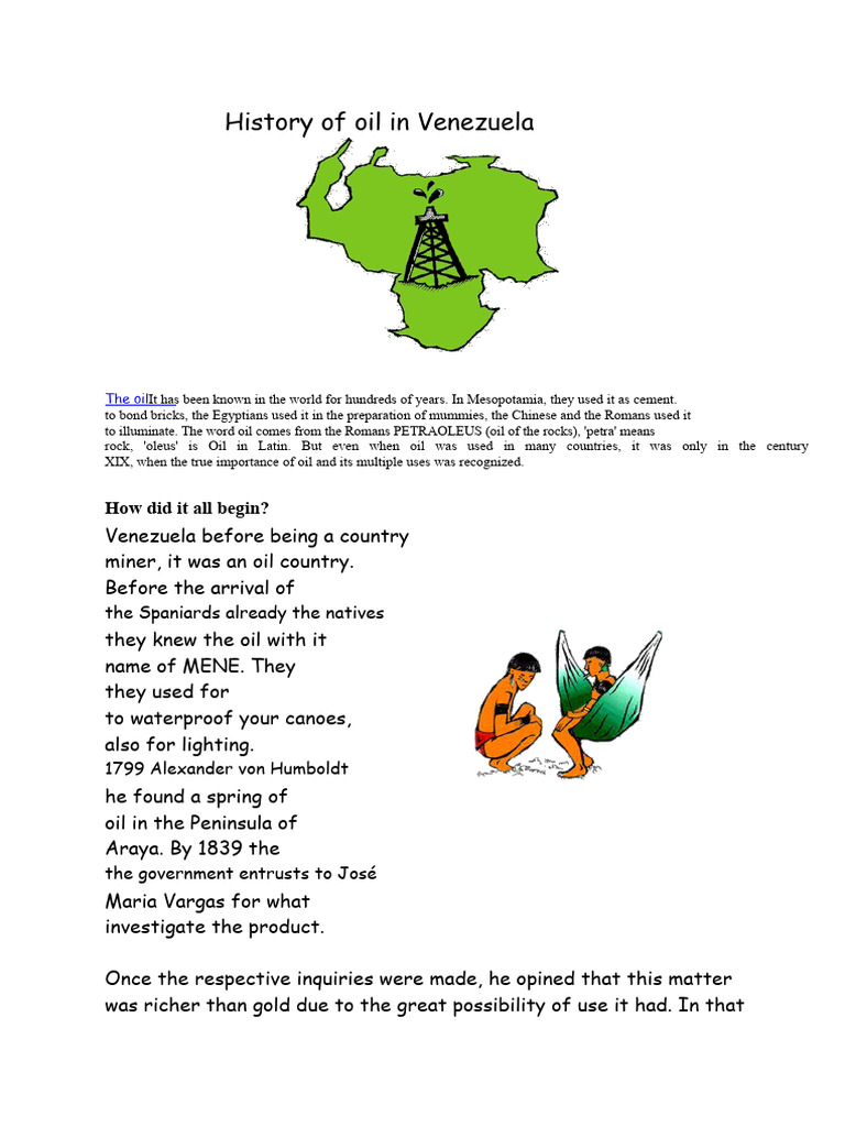 History of Venezuela's Oil Industry | PDF | Venezuela | Opec