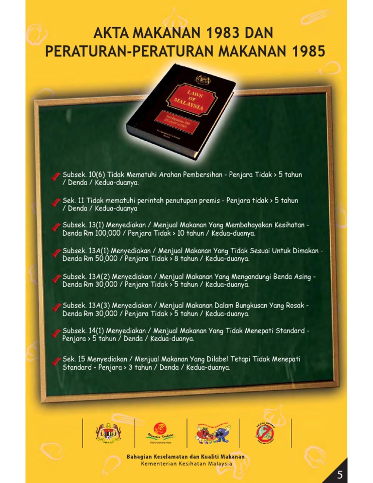 Akta Makanan 1983 Pdf