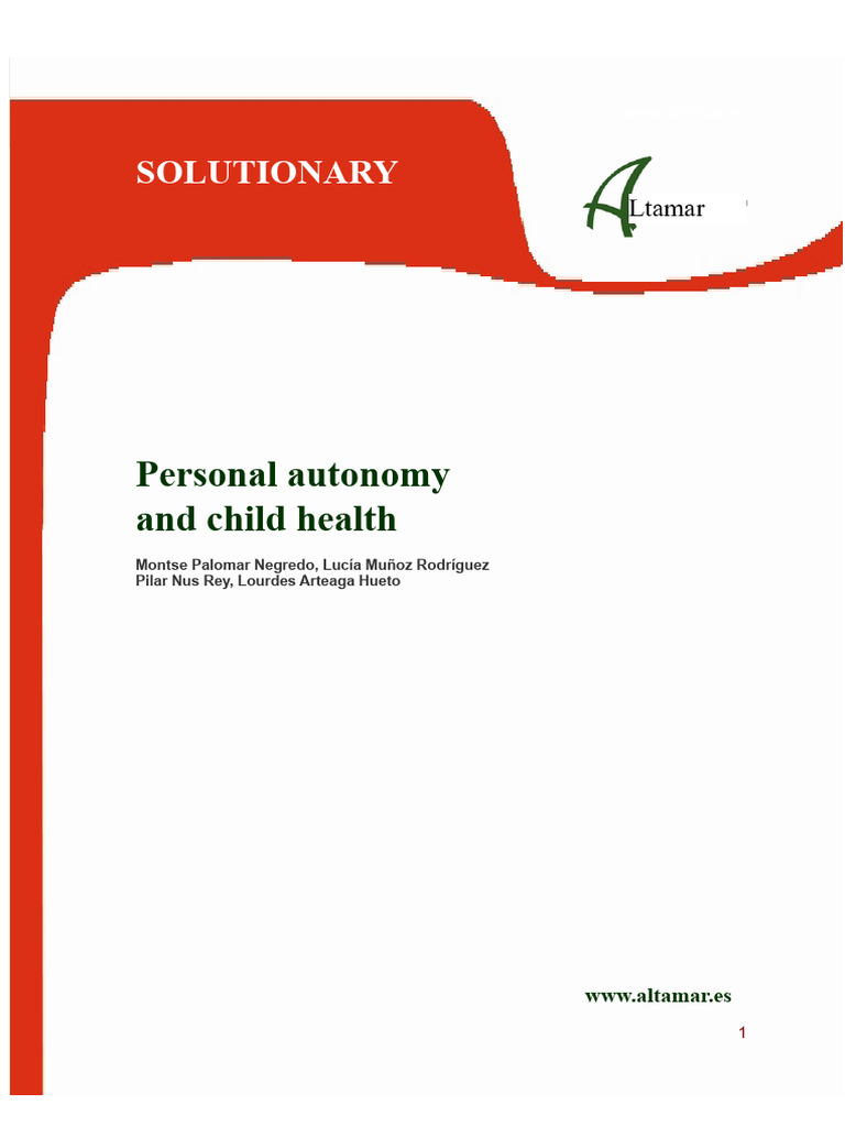 Child Health and Autonomy Guide | PDF | Foods | Attitude (Psychology)