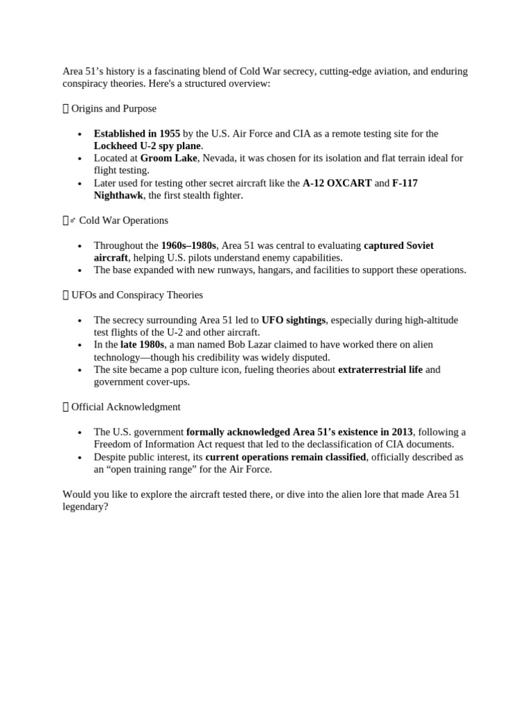 Area 51 | PDF