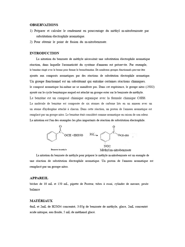 CHM457 Lab 5 PDF | PDF | Benzène | Chimie