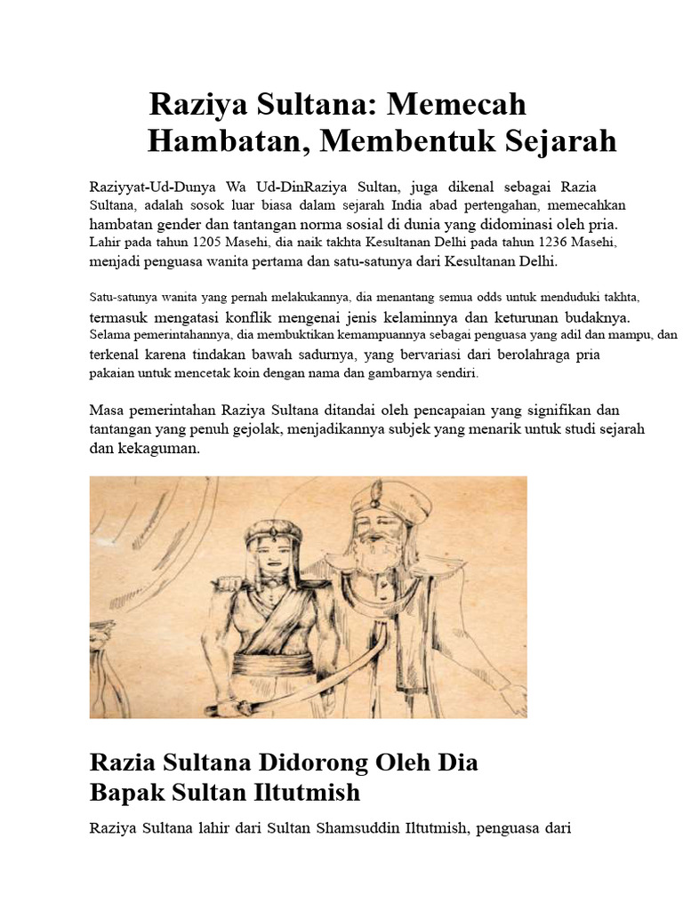 Raziya Sultana | PDF