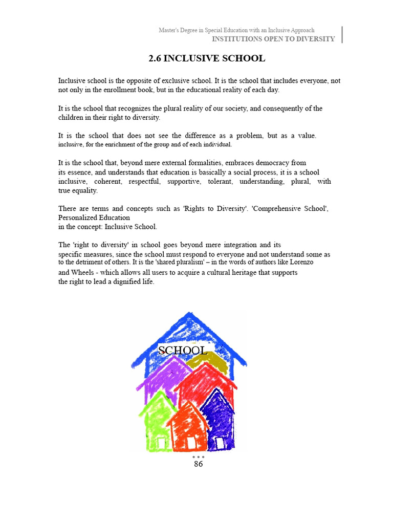 Inclusive Education for Diverse Learners | PDF | Social Exclusion ...