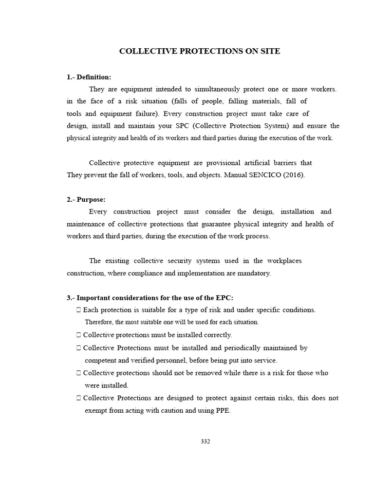 Essential Collective Protections in Construction | PDF | Safety | Risk