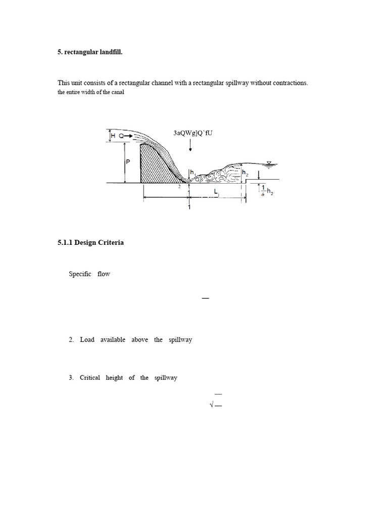 Rectangular Landfill Design Criteria | PDF
