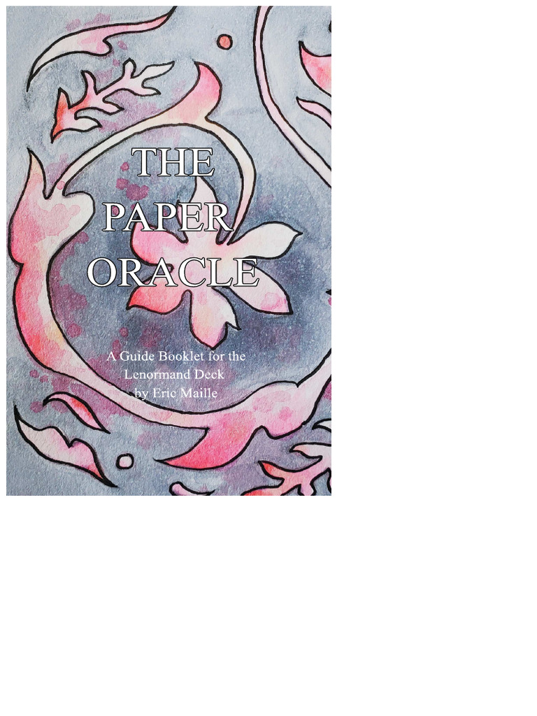 Dek Lenormand Unik: Oracle Kertas | PDF