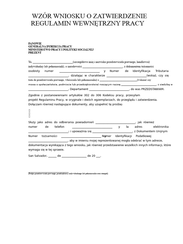 model-wniosku-o-zatwierdzenie-regulaminu-pracy-pdf