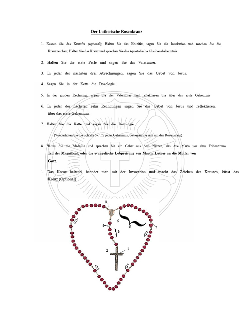 Der Lutherische Rosenkranz | PDF