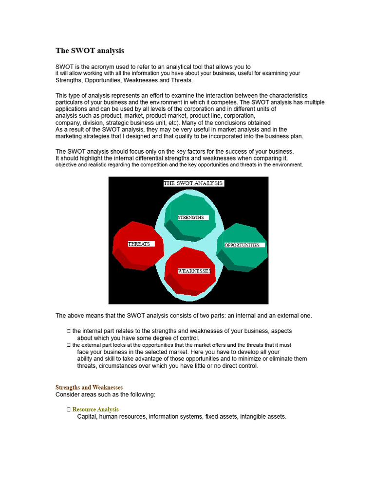 SWOT Analysis and BCG Matrix | PDF | Swot Analysis | Business