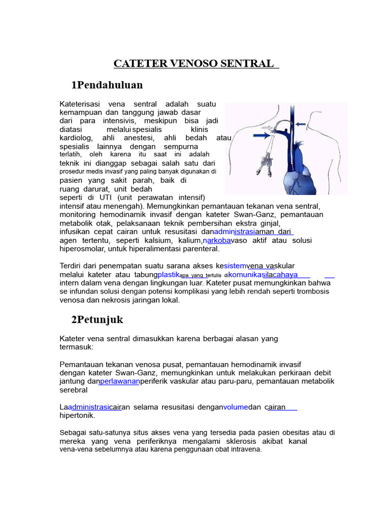 Kateter Vena Sentral | PDF