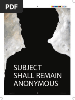 Subject Shall Remain Anonymous E-catalogue