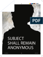 Subject Shall Remain Anonymous E-Catalogue