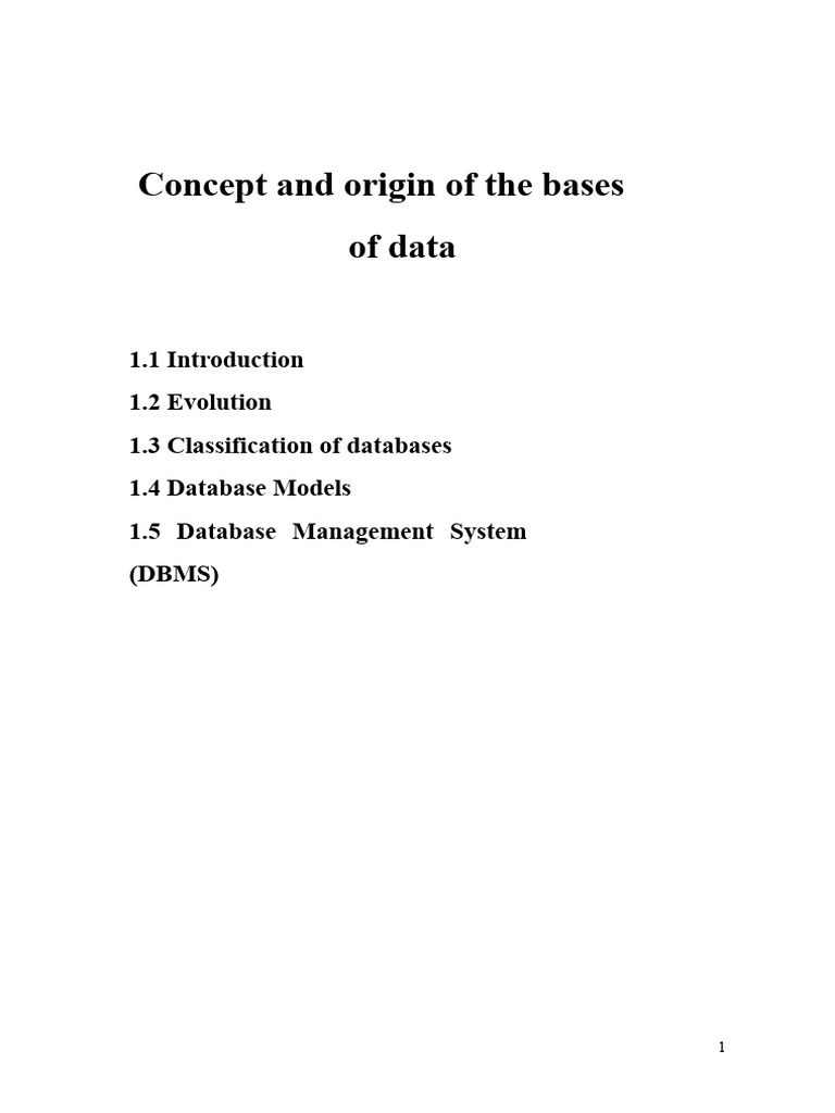 History and Evolution of Databases | PDF | Databases | Relational Database