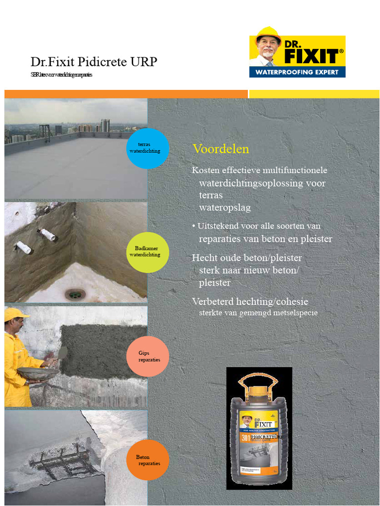 DR Fixit Pidiproof Urp | PDF