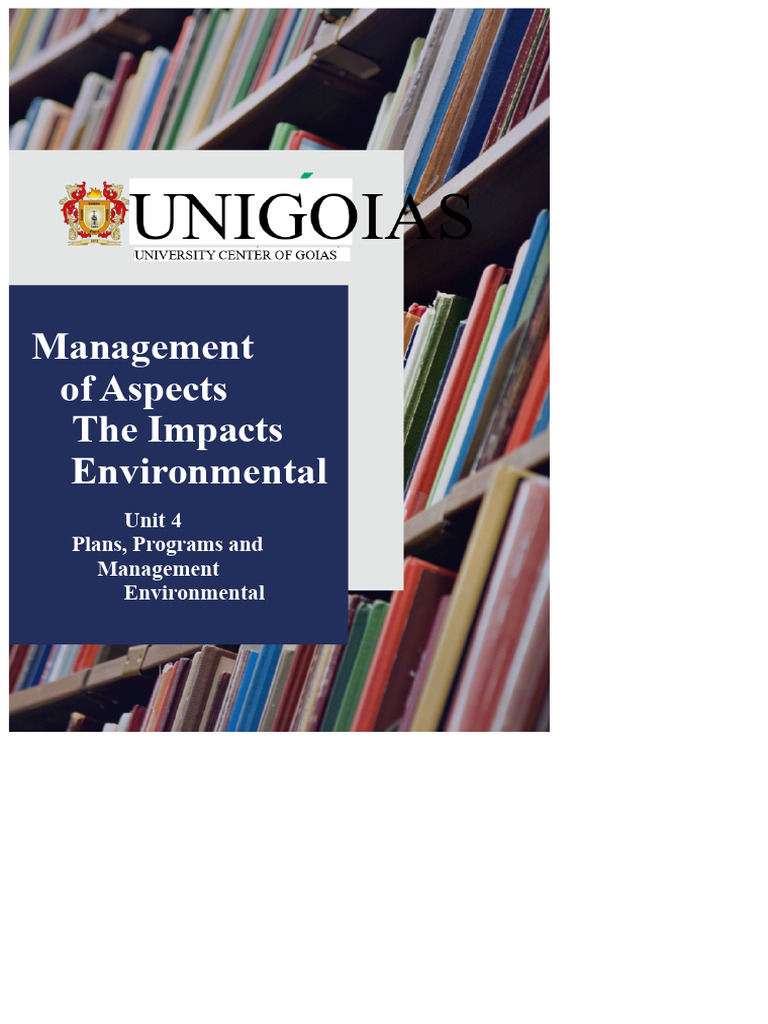 Handbook On Management of Environmental Aspects and Impacts | PDF ...