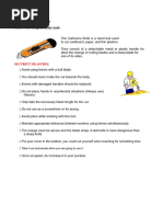Safe Box Cutter Usage Guidelines | PDF | Knife | Tools