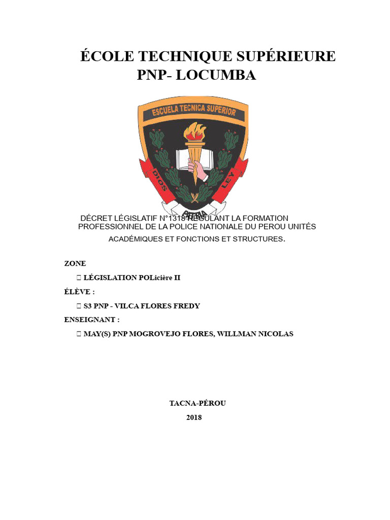 DL 1318 | PDF | Police | Médicaments
