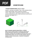 Izometria I Dimetria Ukosna Krok Po Kroku | PDF