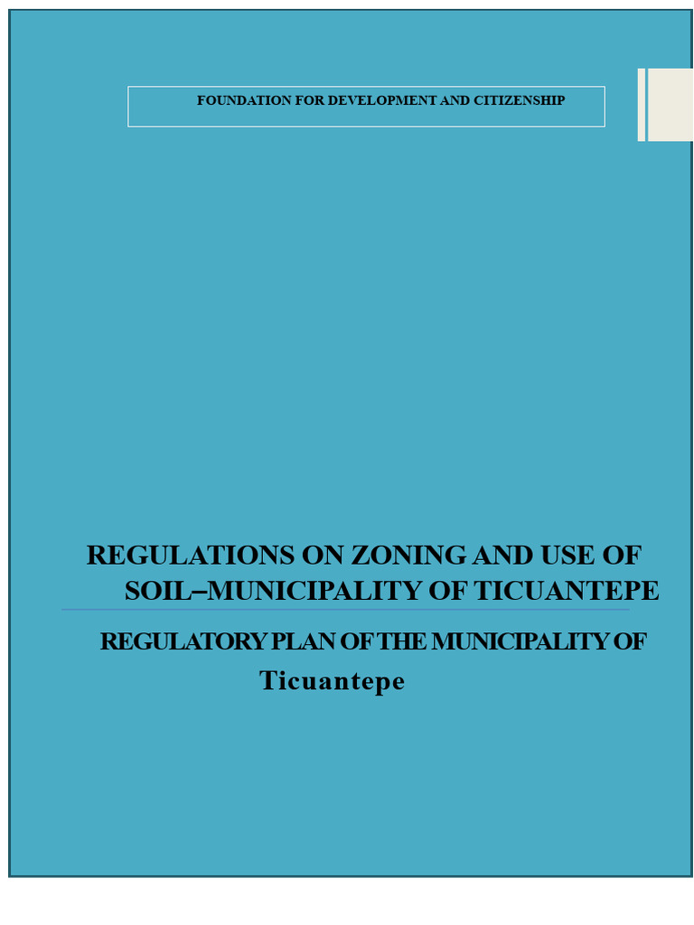 Ticuantepe Zoning and Land Use Regulations | PDF | Land Lot | Zoning